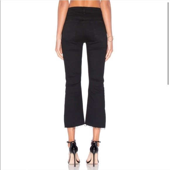 Mother jeans the insider step crop fray not guilty black size 28 - Picture 9 of 16